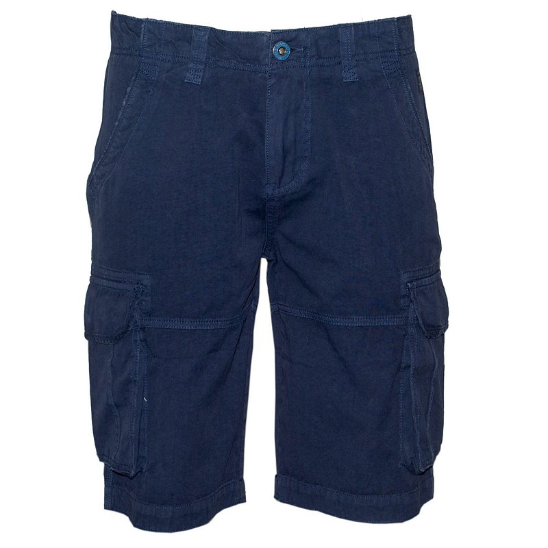 VAN HIPSTER 71313-03 Ανδρική βερμούδα Cargo - Navy Blue-Μπλε