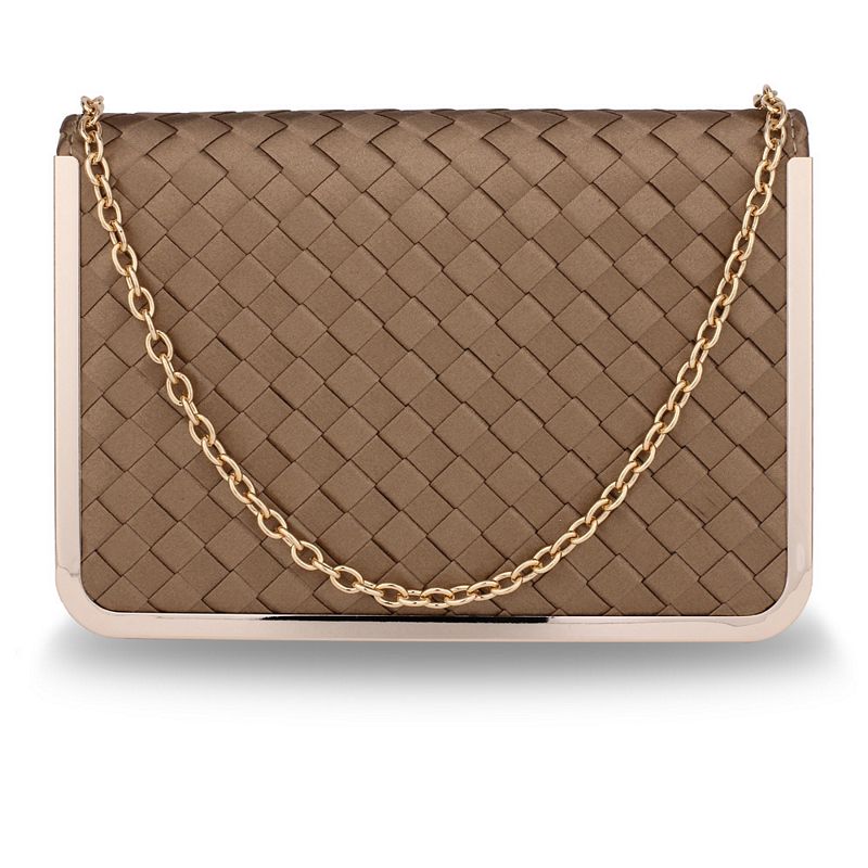 Anna Grace 1409 AG Ιδιαίτερο Clutch Bag AGC00369 - Μπέζ-Μπεζ