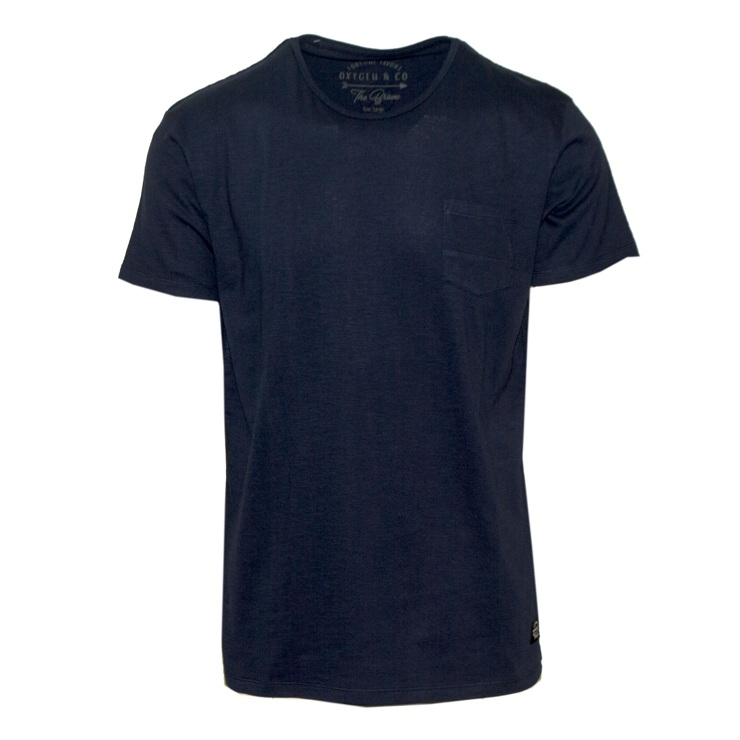 VAN HIPSTER 40715-03 Ανδρικό T-shirt με τσεπάκι - Μπλέ Navy-Μπλε