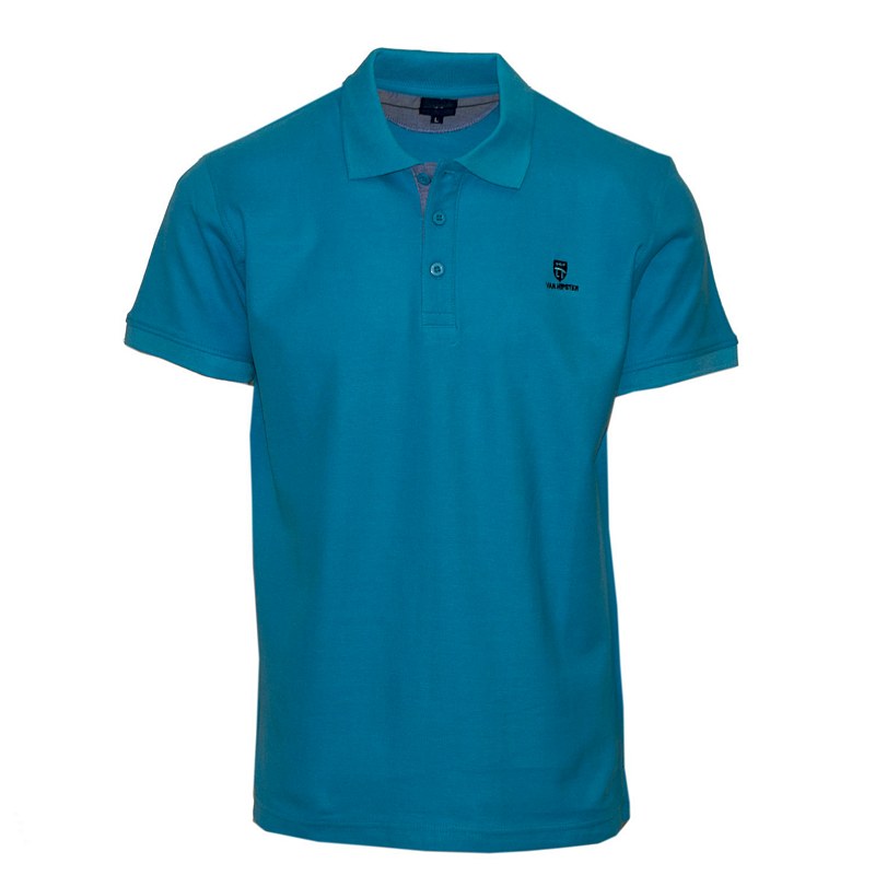 VAN HIPSTER 71480-09 Ανδρικό Polo πικέ - Τυρκουάζ-Τιρκουάζ