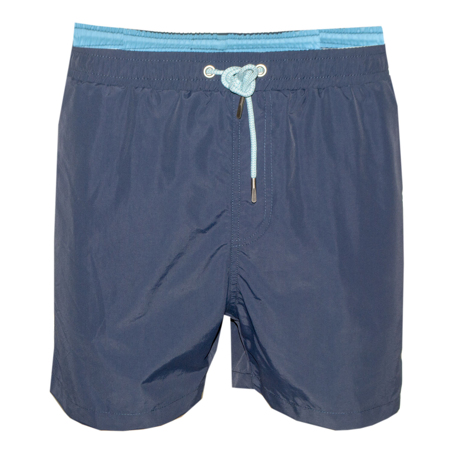 VAN HIPSTER 71611-03 Ανδρικό μαγιό μονόχρωμο - Μπλέ Navy-Μπλε