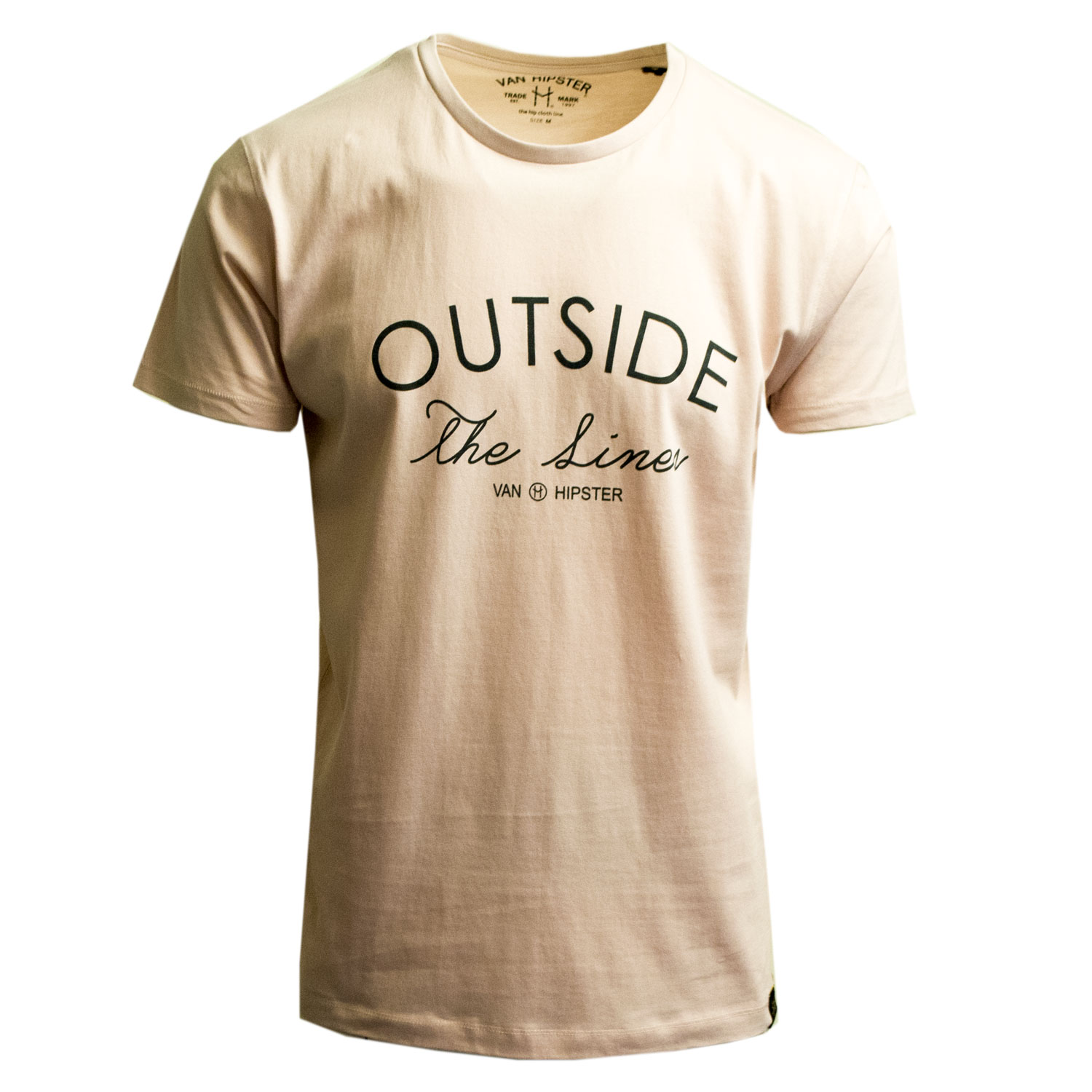 71630-18 Ανδρικό T-Shirt με τύπωμα - Ροζ-Ροζ
